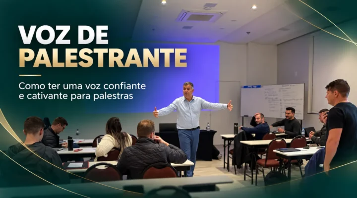 Voz de Palestrante: Como ter uma voz confiante e cativante para palestras